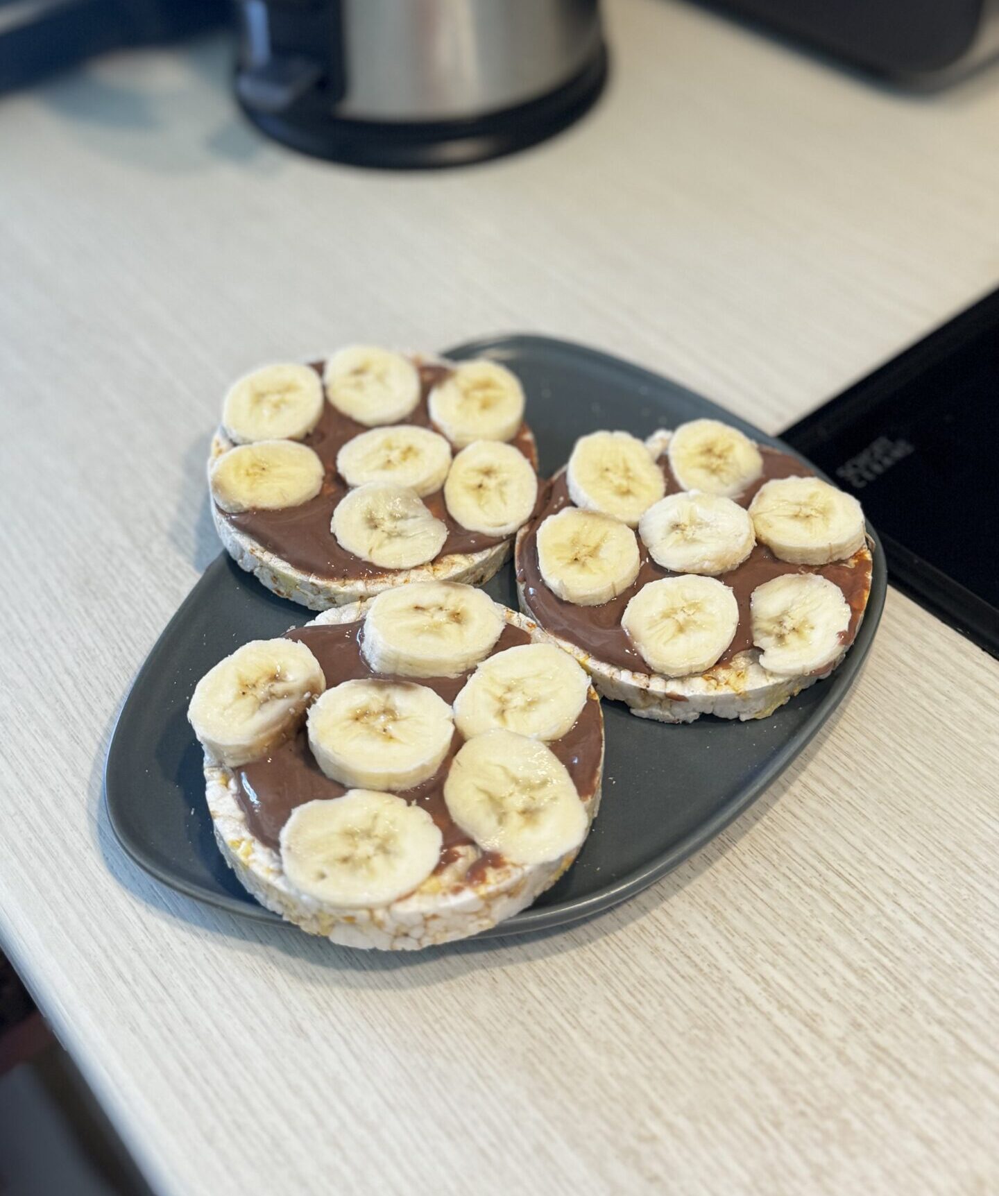 šokolaadised riisigaletid banaaniga